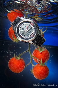 Рекламная фотосъемка в СПб  аквасъемка часы в пквариуме