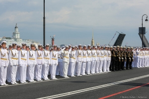 Военно-морской парад в Санкт-Петербурге. Праздник ВМФ 2019. Фотограф на мероприятие Дмитрий Фуфаев.